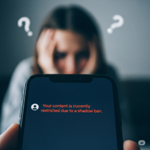 Scopri di più sull'articolo Shadow ban sui social: come riconoscerlo e affrontarlo con design e comunicazione efficace 🚫📱