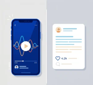 Scopri di più sull'articolo Video o testo sui social media: Cosa funziona davvero per la tua azienda