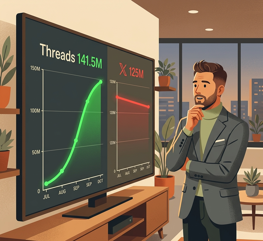 Scopri di pi&ugrave; sull'articolo Come Threads ha battuto X nel 2026 &mdash; e cosa significa per il tuo business
