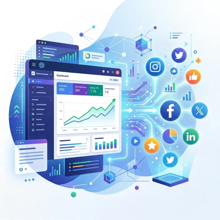 Scopri di più sull'articolo Search Console dati social: come monitorare Instagram, TikTok, X e YouTube da Google